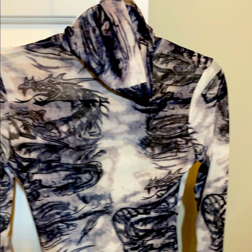 Transparent dress/top Size small